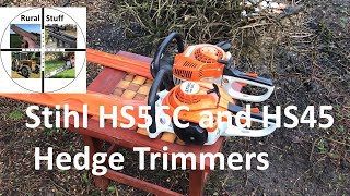 Stihl HS56C and HS45 Hedge Trimmers [upl. by Malin]