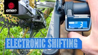 Electronic Mountain Bike Shifting  What Is It amp How Does It Work [upl. by Peyton60]