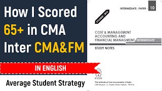 How to prepare Cost and Management accounting and financial management in CMA Intermediate [upl. by Lebna]