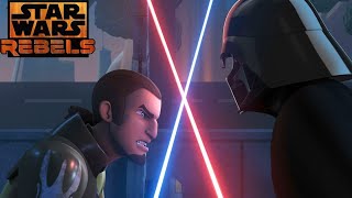 All Star Wars Rebels Lightsaber Duels [upl. by Debarath]