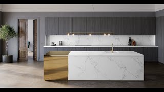 5151 Empira White  by Caesarstone [upl. by Caitrin921]