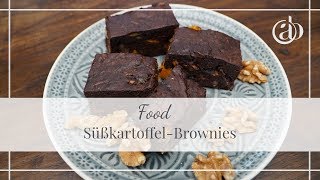 Süßkartoffel Brownies  zuckerarmer Schokokuchen mal anders [upl. by Dall324]