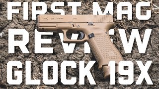 GLOCK 19X  FIRST MAG REVIEW [upl. by Anoel514]