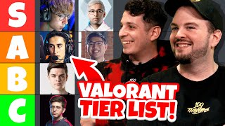 Ranking The Best VALORANT PROS Tier List [upl. by Casmey]