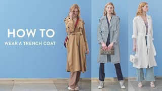 How to Wear a Trench Coat  Nordstrom [upl. by Otes]