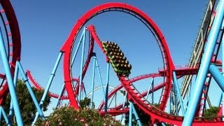 Dragon Khan offride HD PortAventura Park [upl. by Aeriell]