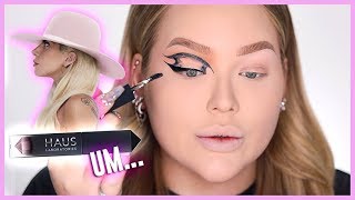 LADY GAGA Haus Laboratories Makeup Review The Truth  NikkieTutorials [upl. by Osnofla]