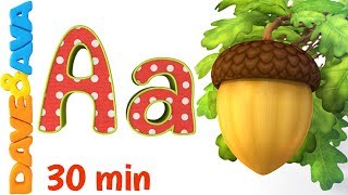 🤩Phonics Song 2  Learn ABC’s and Phonics  Nursery Rhymes and ABC Songs for Kids from Dave and Ava🤩 [upl. by Hegyera898]