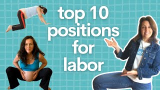 BEST POSITIONS FOR LABOR AND BIRTH [upl. by Olumor]