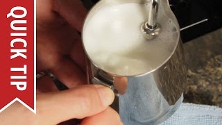 How to AutoFroth Milk for Lattes [upl. by Lorrie]