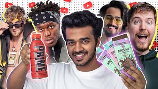 I Tried Famous YouTubers Brands in India 🇮🇳 [upl. by Lockwood]