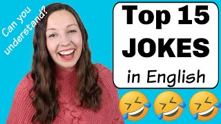 Top 15 Jokes in English Can you understand them [upl. by Bunch805]