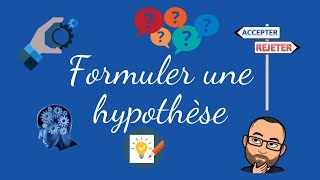 Fiches outils 2  Formuler une hypothèse [upl. by Nyliret495]