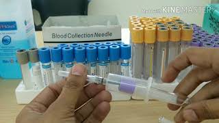 How Blood Collect with Vacutainer [upl. by Aliab]