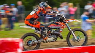 TwoStroke 125 All Star Motocross Highlights  2019 Unadilla  Racer X Films [upl. by Uahsoj166]