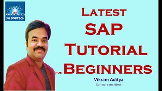 SAP ERP  A Comprehensive Beginners Tutorial [upl. by Lyrehc]