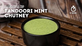 Tandoori Mint Chutney  Mint Dip for Tandoori Chicken  Mint Chutney  Cookd [upl. by Asille185]