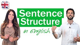 English Sentence Structure  English Grammar Lesson [upl. by Winn47]