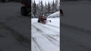 Massey Ferguson GC2400 and 2360 Snow Blower [upl. by Yarahs]