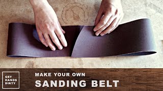 Make Your Own Sanding Belt [upl. by Anrapa]