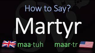 How to Pronounce Martyr  Meaning amp Pronunciation [upl. by Aelram35]