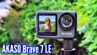 Akaso Brave 7 LE Action Camera Review  The TRUTH [upl. by Drusus301]