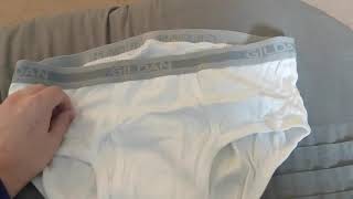 Gildan White Briefs Tighty Whities Multipack Unboxing and Review [upl. by Shwalb]