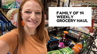 FAMILY OF 14 GROCERY HAUL [upl. by Benedicto]