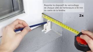 Montage enrouleur moustiquaire en Alu INSECT PROTECT [upl. by Keverian]