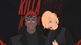 KSI – Killa Killa feat AiyanaLee Official Lyric Video [upl. by Karon850]