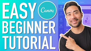 HOW TO USE CANVA FOR BEGINNERS  EASY CANVA TUTORIAL [upl. by Fanchan]