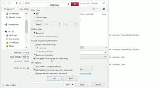 Making Accessible Word Documents Accessible PDFs [upl. by Moselle523]