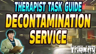 Decontamination Service  Therapist Task Guide  Escape From Tarkov [upl. by Buckels]