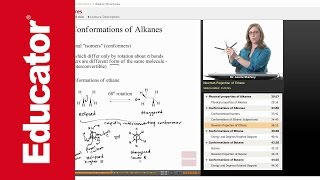 Conformations of Alkanes  Organic Chemistry [upl. by Ahsino202]