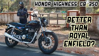 METEOR 350 vs HONDA Higness CB 350  HONEST REVIEW [upl. by Ikuy]