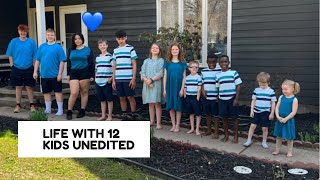 LIFE WITH 12 KIDS UNEDITED [upl. by Dnomyaw641]