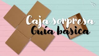 DIY ♡ Caja sorpresa  caja explosiva guía básica  Erandy Paz [upl. by Ereveniug94]