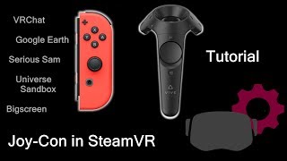 Nintendo JoyCon in Virtual Reality Steam VR Tutorial [upl. by Albur]