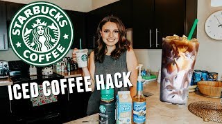 HOW TO MAKE STARBUCKS ICED COFFEE AT HOME  BRENNA LYONS [upl. by Sankaran303]