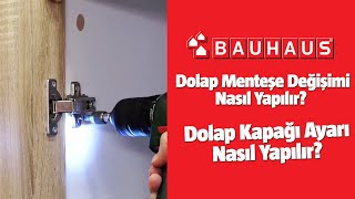 Dolap Menteşe Değişimi Nasıl Yapılır Dolap Kapağı Ayarı Nasıl Yapılır [upl. by Auric998]