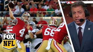 Troy Aikman Virtually unknown Nick Mullens played flawlessly  FOX NFL [upl. by Len]