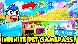 BUYING THE INFINITE PET GAMEPASS IN PET SIMULATOR X [upl. by Washko]