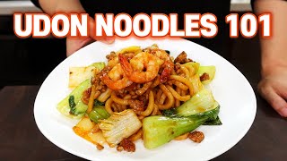 5 Minutes EASY Udon Noodles Recipes 5 Ways [upl. by Angell]