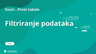 3 Filtriranje podataka  Excel Pivot tabele [upl. by Omarr]