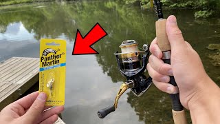 Panther Martin Spinners Catch EVERYTHING Pond Fishing [upl. by Yhtak]