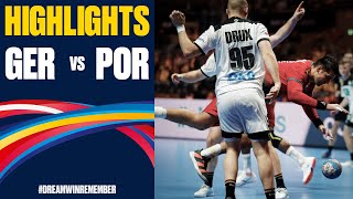 Germany vs Portugal Highlights  Day 16  Mens EHF EURO 2020 [upl. by Izzy708]