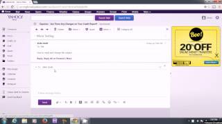 How to edit the quotSubjectquot Header in the new Yahoo Mail when replying to an EMail [upl. by Thamora]