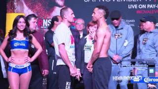 HBO Boxing News Kovalev vs Ward WeighIn Recap HBO Boxing [upl. by Robet954]