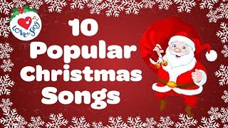 Top 10 Popular Christmas Songs and Carols Playlist 🎅 [upl. by Shiverick]