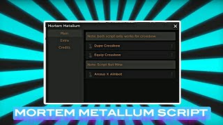 ⚡ Mortem Metallum Script PASTEBIN ROBLOX EXPLOITING [upl. by Procto]